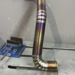 TIG welded titanium intercooler pipe